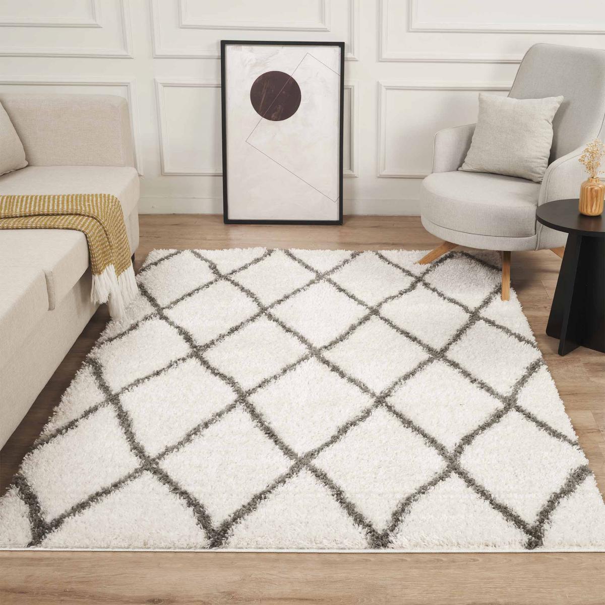 Tapis berbère tissé motif ethnic LYN4 BENYLE A — vue 3