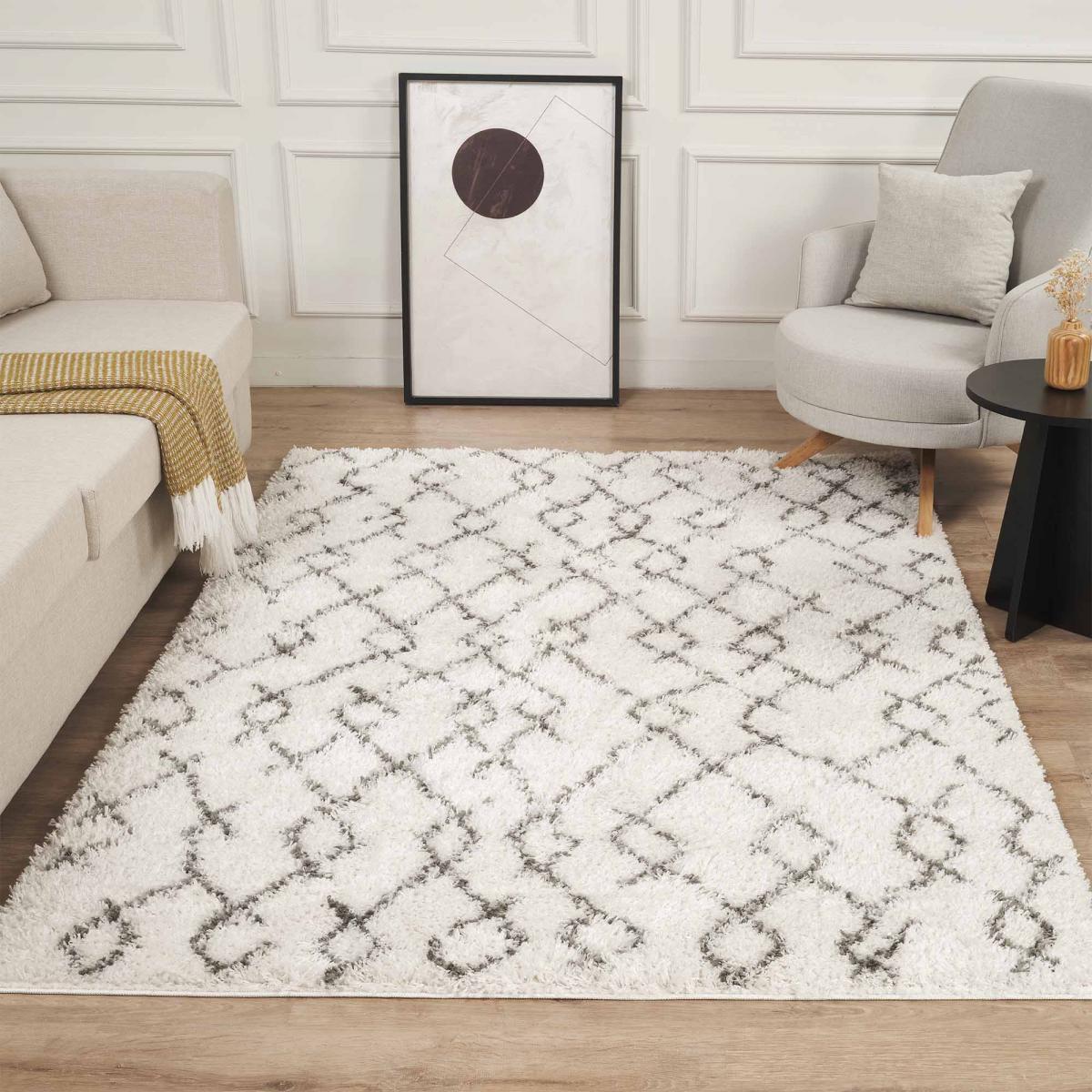 Tapis berbère tissé motif ethnic LYN4 BENYLE B — vue 3