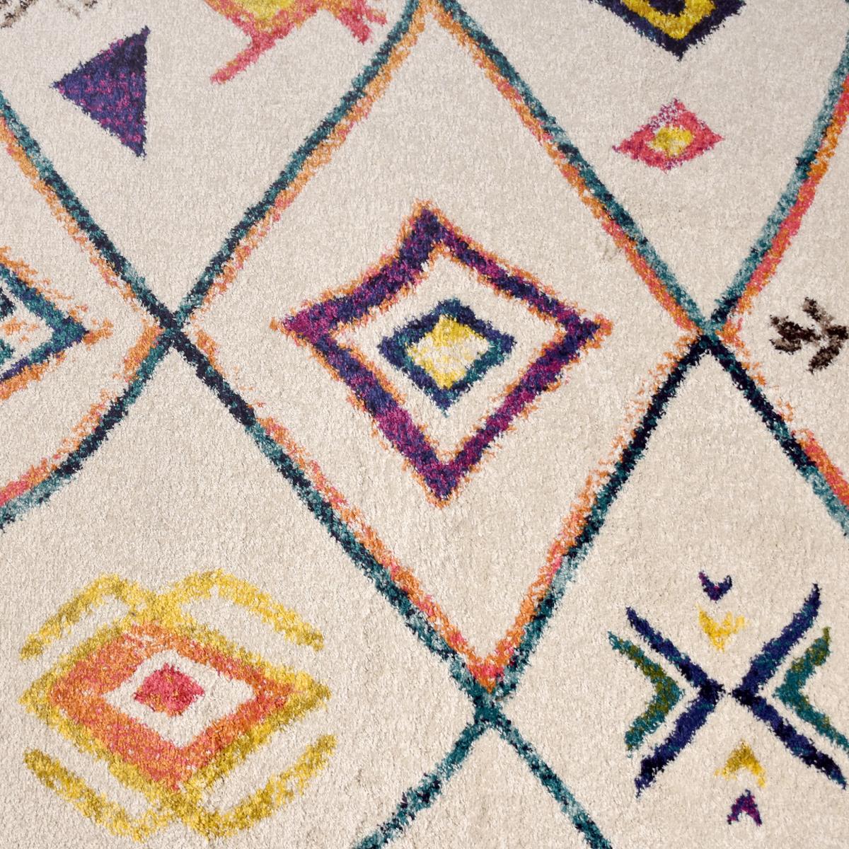 Tapis berbère tissé motifs tribaux LYN5 OURIKA C — vue 5