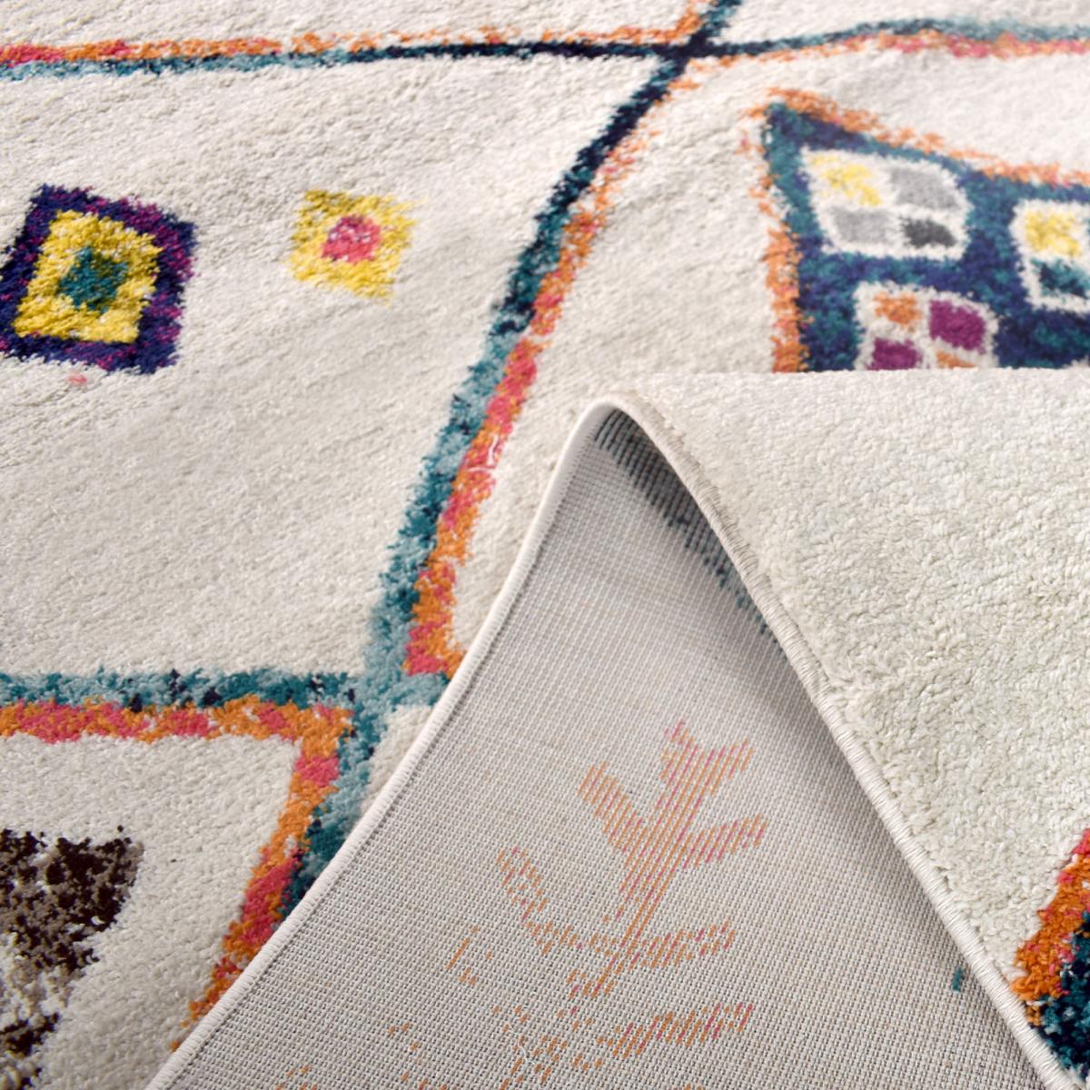 Tapis berbère tissé motifs tribaux LYN5 OURIKA C — vue 4
