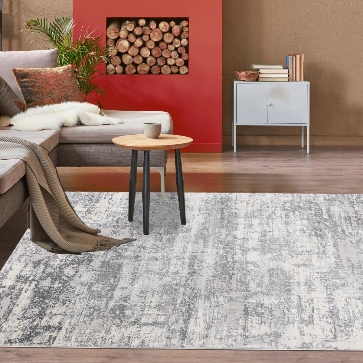 Tapis salon et chambre tissé motif abstrait BERLO — vue 3