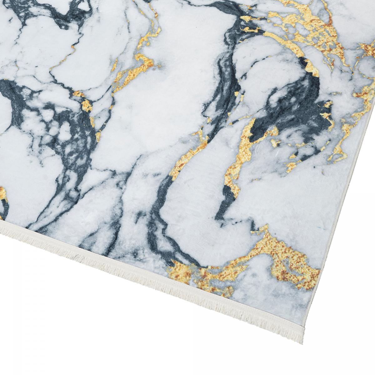 Tapis salon et chambre tissé motif abstrait PERY — vue 4