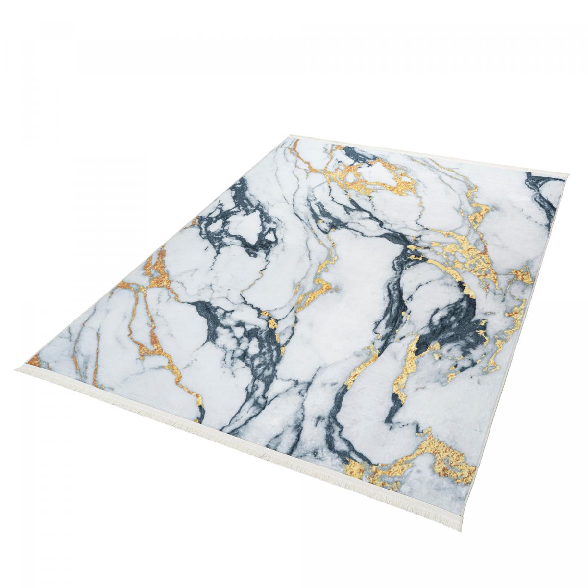 Tapis salon et chambre tissé motif abstrait PERY — vue 3