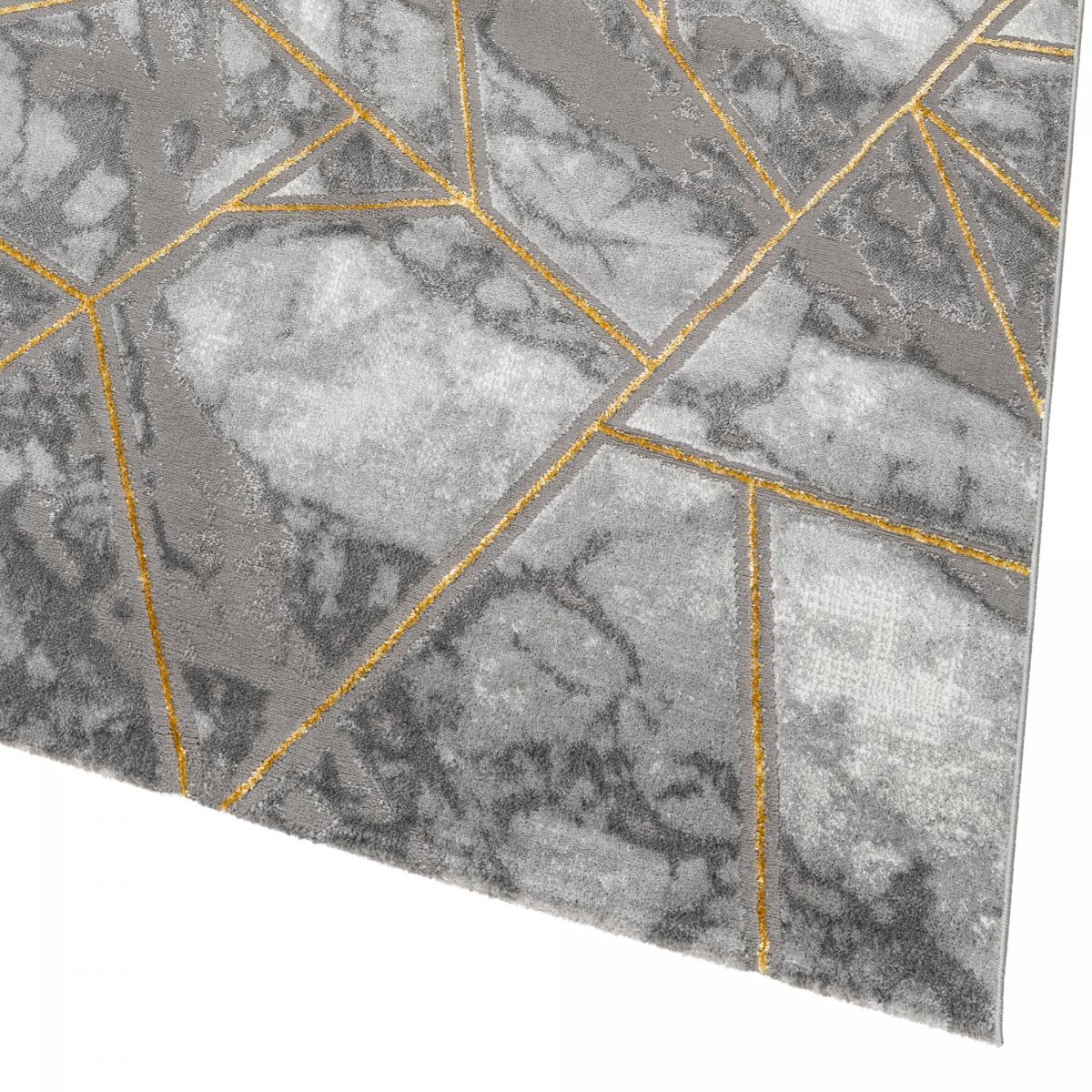 Tapis chambre tissé motif géométrique ERZU — vue 4