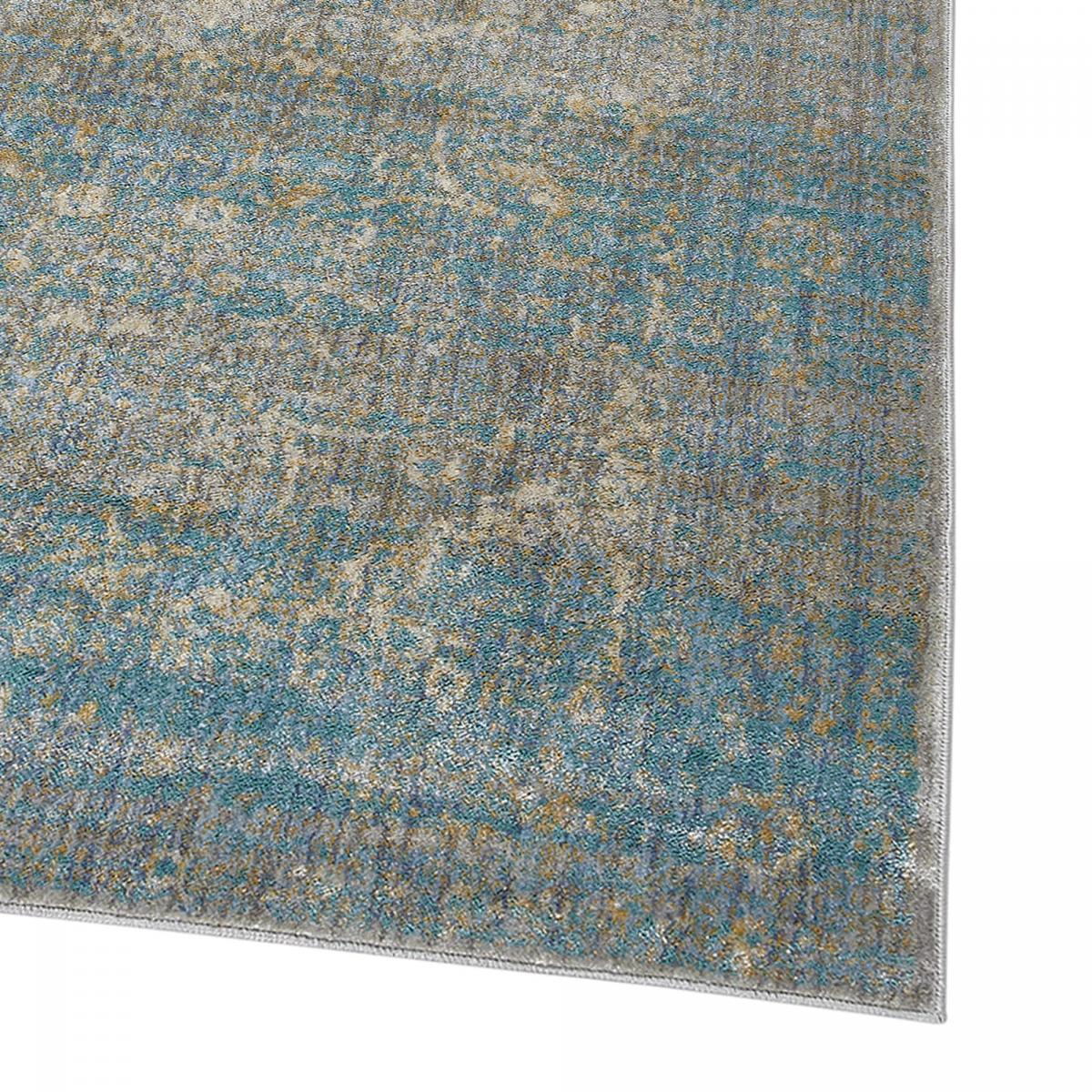 Tapis salon et chambre tissé motif abstrait BELANO — vue 5