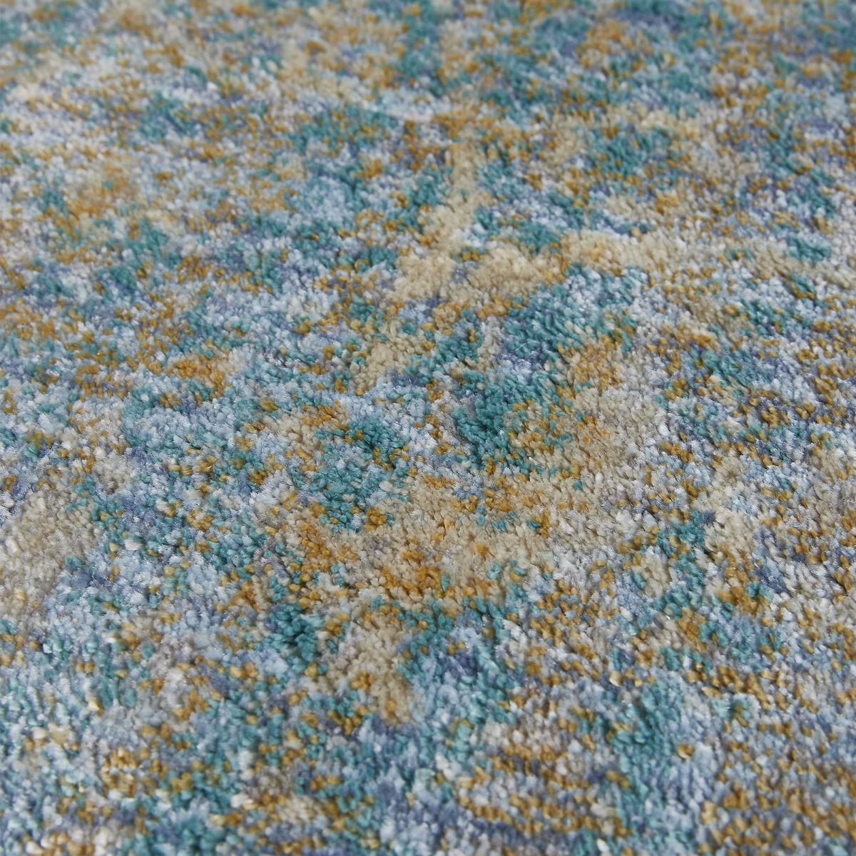 Tapis salon et chambre tissé motif abstrait BELANO — vue 4