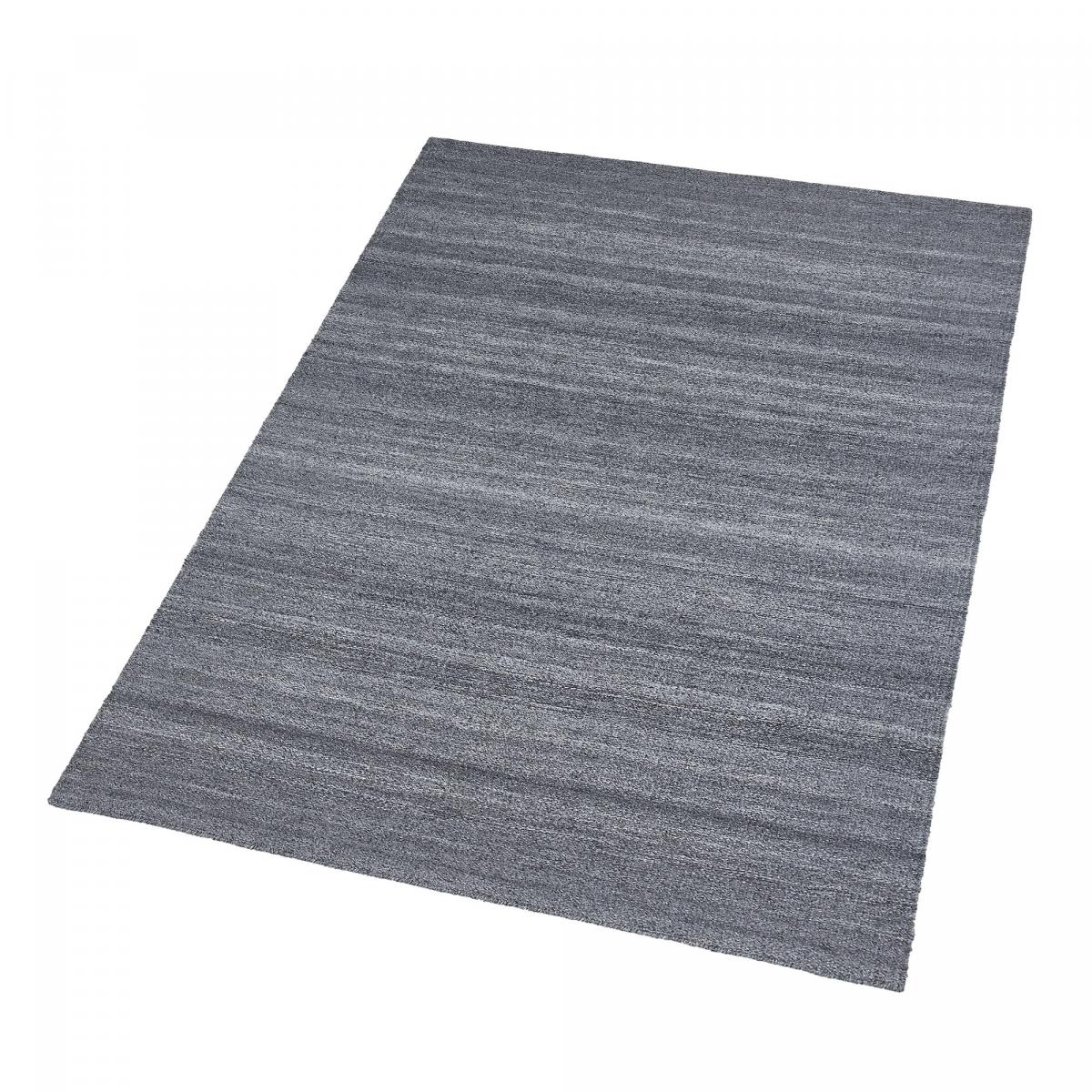 Tapis kilim tissé motif faux uni LOFODI — vue 6