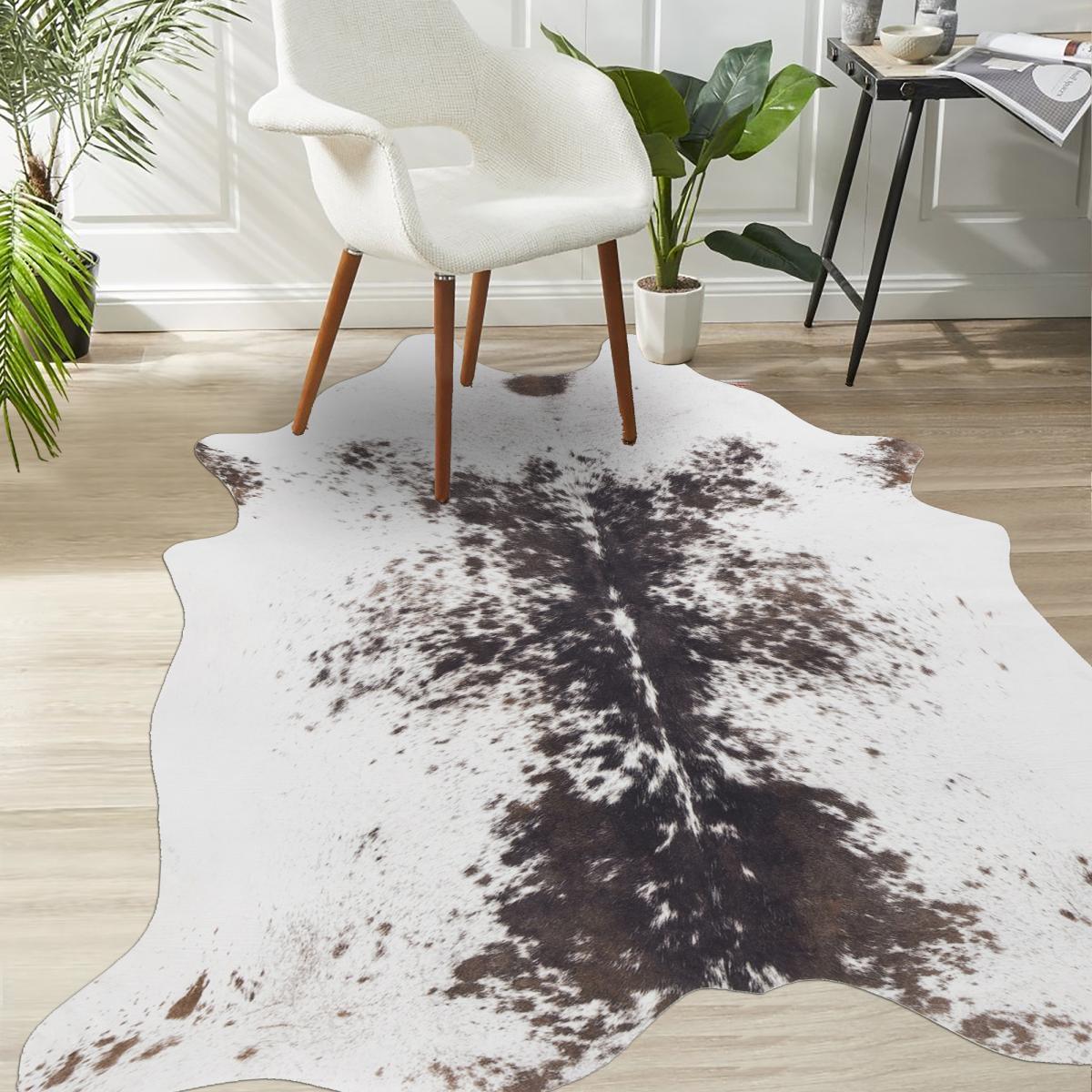 Tapis kilim tissé motif faux uni ART COW — vue 3