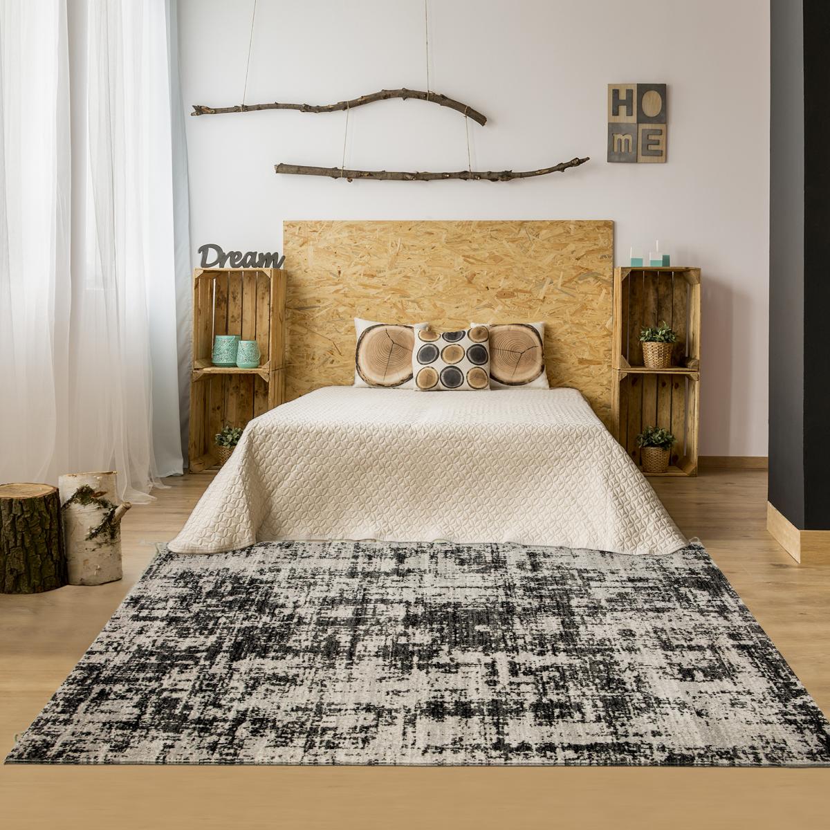 Tapis kilim tissé motif simple CLARK — vue 3