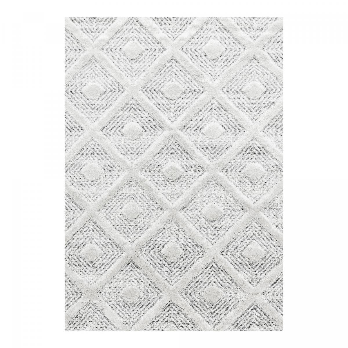 Tapis salon et chambre tissé motif scandinave PISTIOUM
