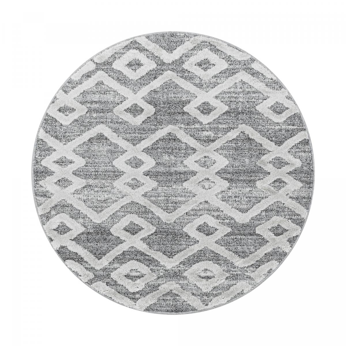 Tapis salon et chambre tissé motif scandinave PISTIOUL — vue 5