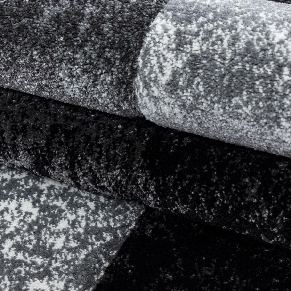 Tapis salon et chambre tissé motif géométrique CARARELLE — vue 4