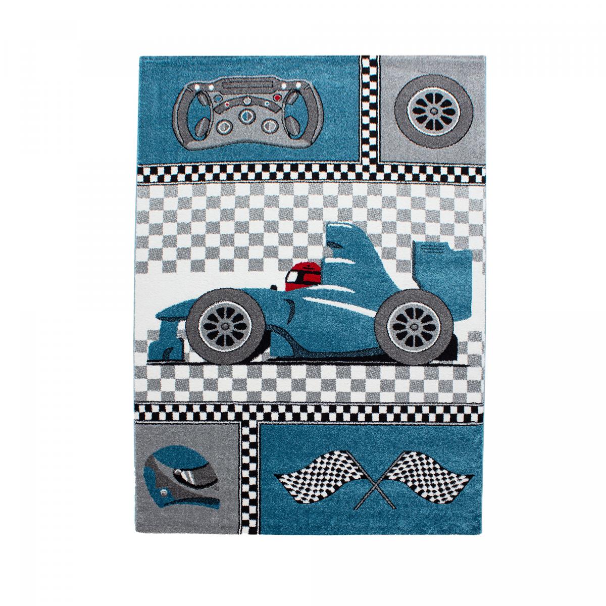 Tapis enfant tissé KID RACE