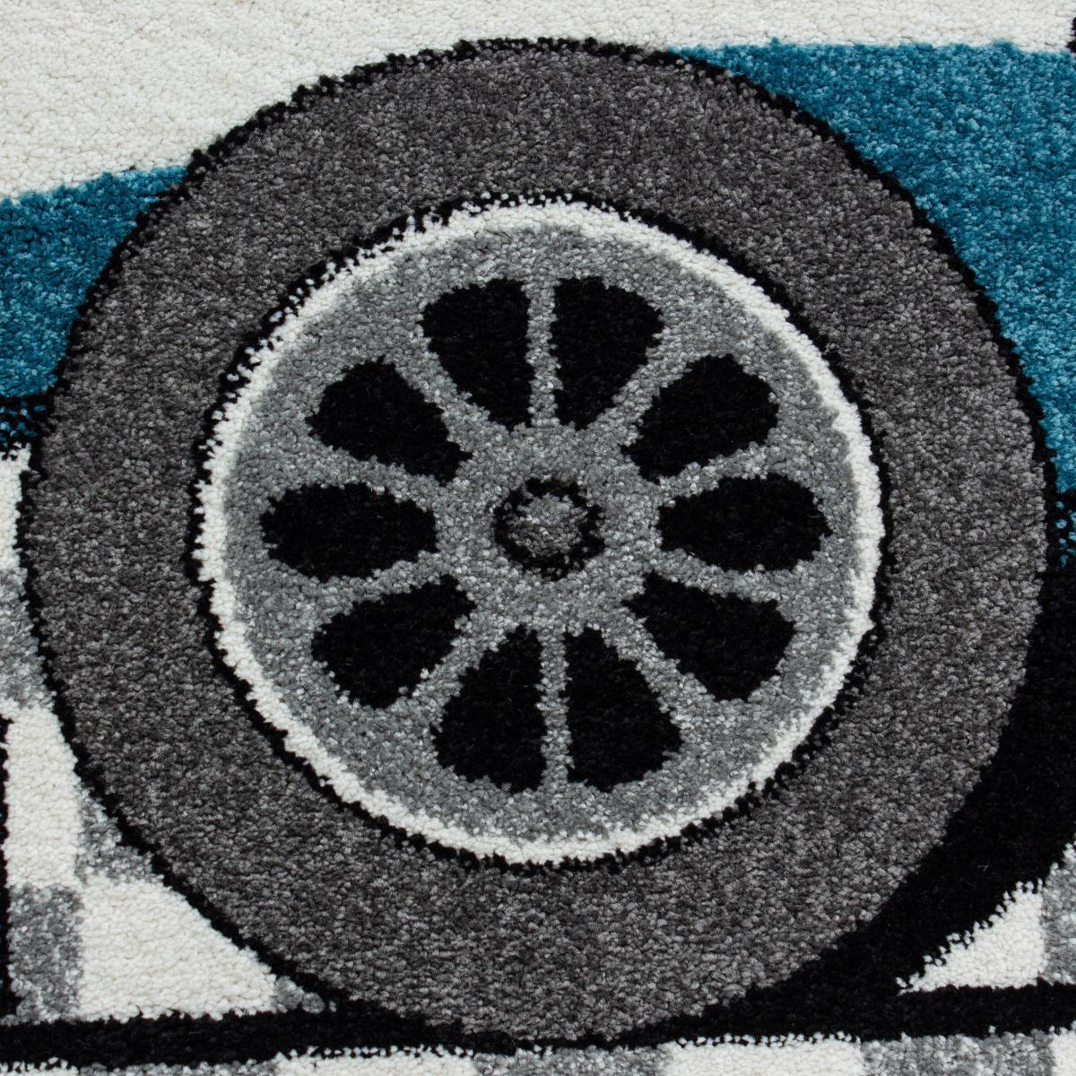 Tapis enfant tissé KID RACE — vue 6