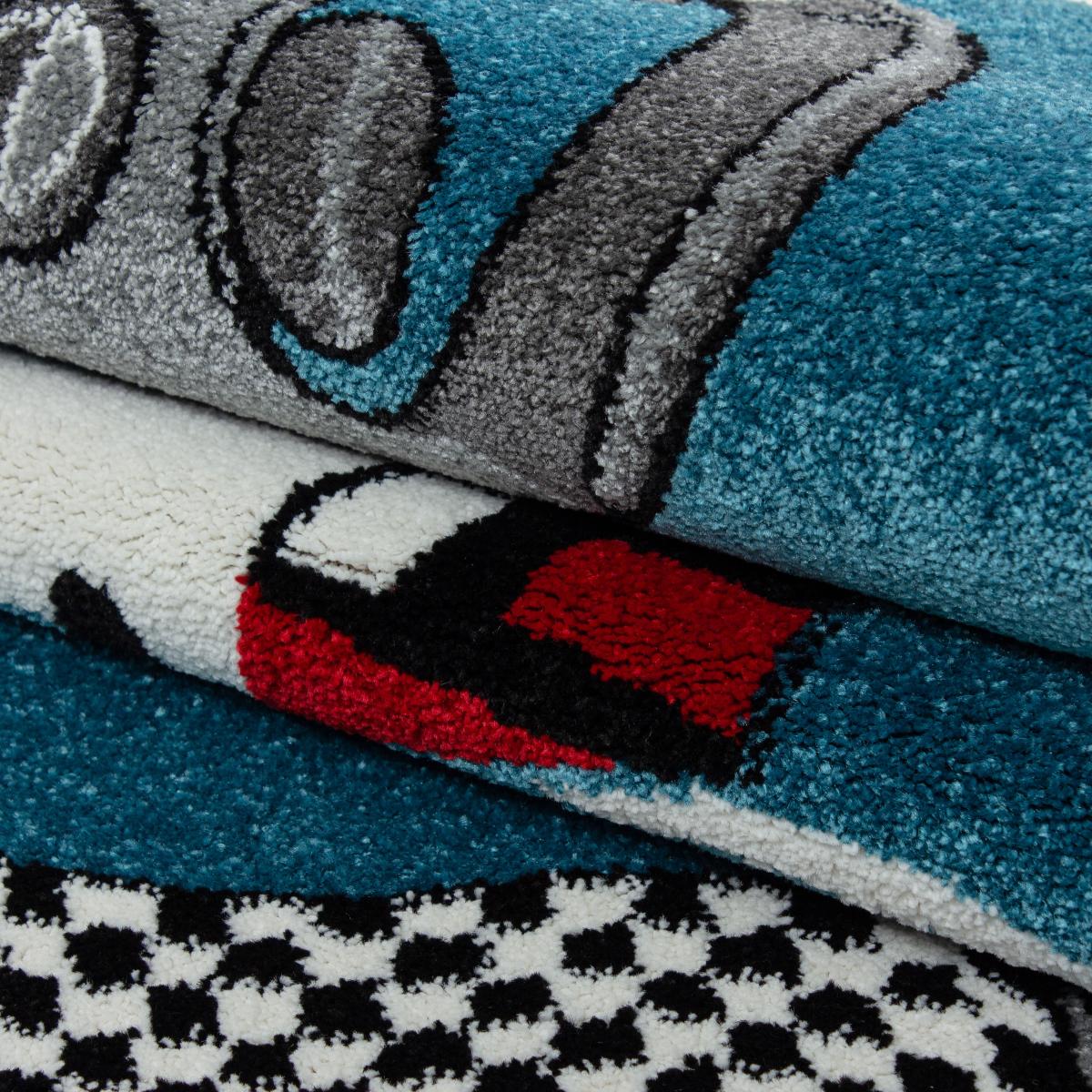 Tapis enfant tissé KID RACE — vue 4