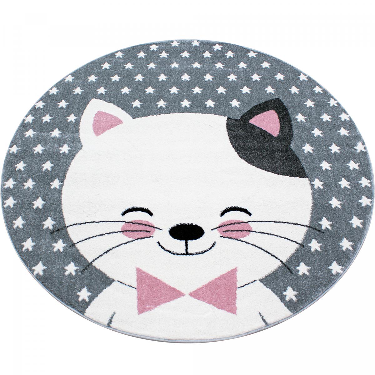Tapis enfant tissé motif animaux KID CHAT — vue 5