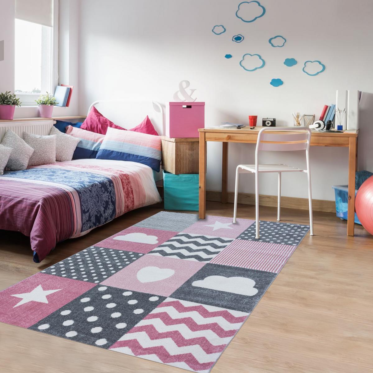 Tapis enfant tissé KID HEART — vue 3