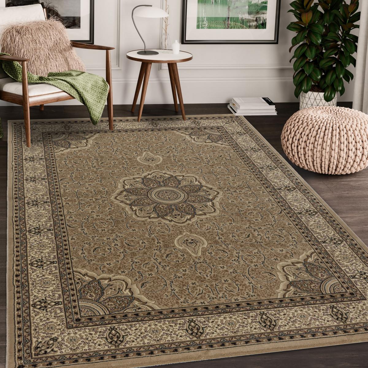 Tapis orient tissé motif traditionnel TIBRICA