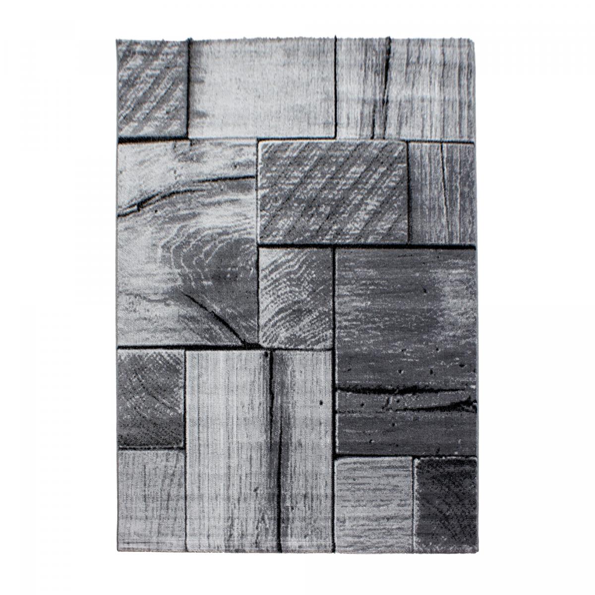 Tapis salon et chambre tissé motif géométrique PLONO