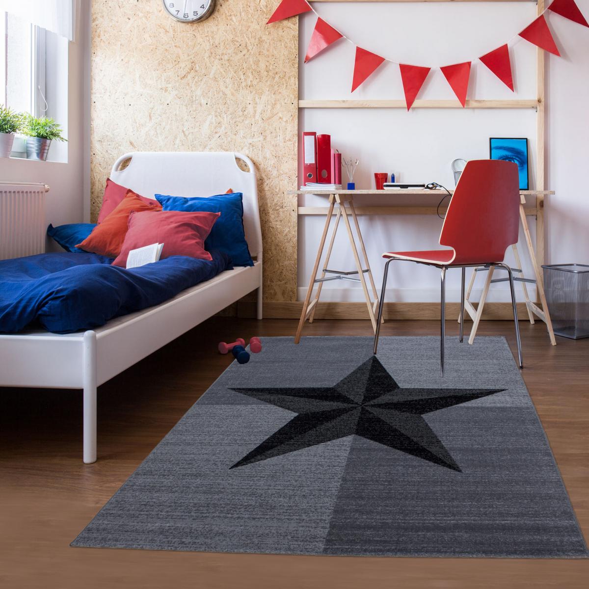 Tapis salon et chambre tissé motif enfant SAPUR — vue 3