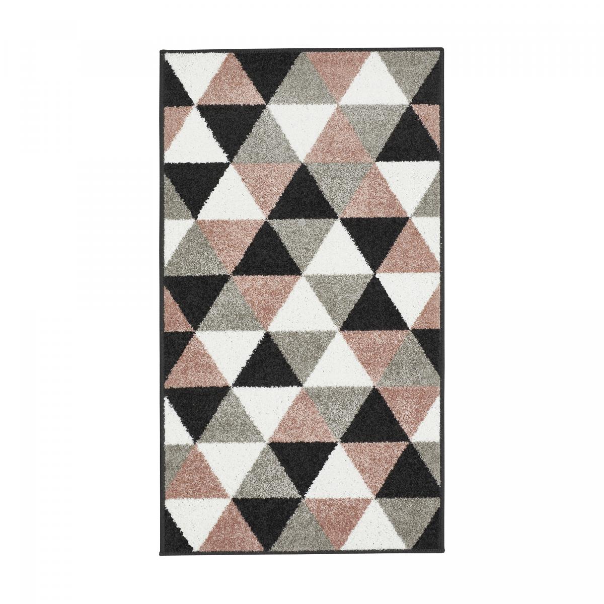 Tapis salon et chambre tissé motif géométrique KARCA