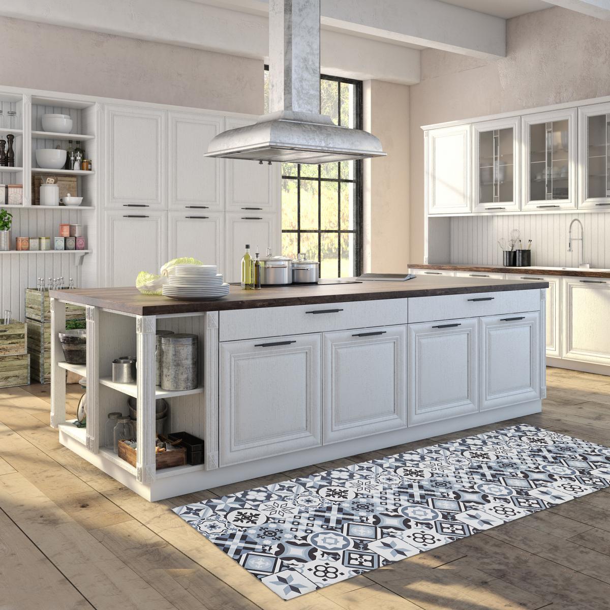 Tapis de cuisine en PVC motif géométrique PKIT — vue 3