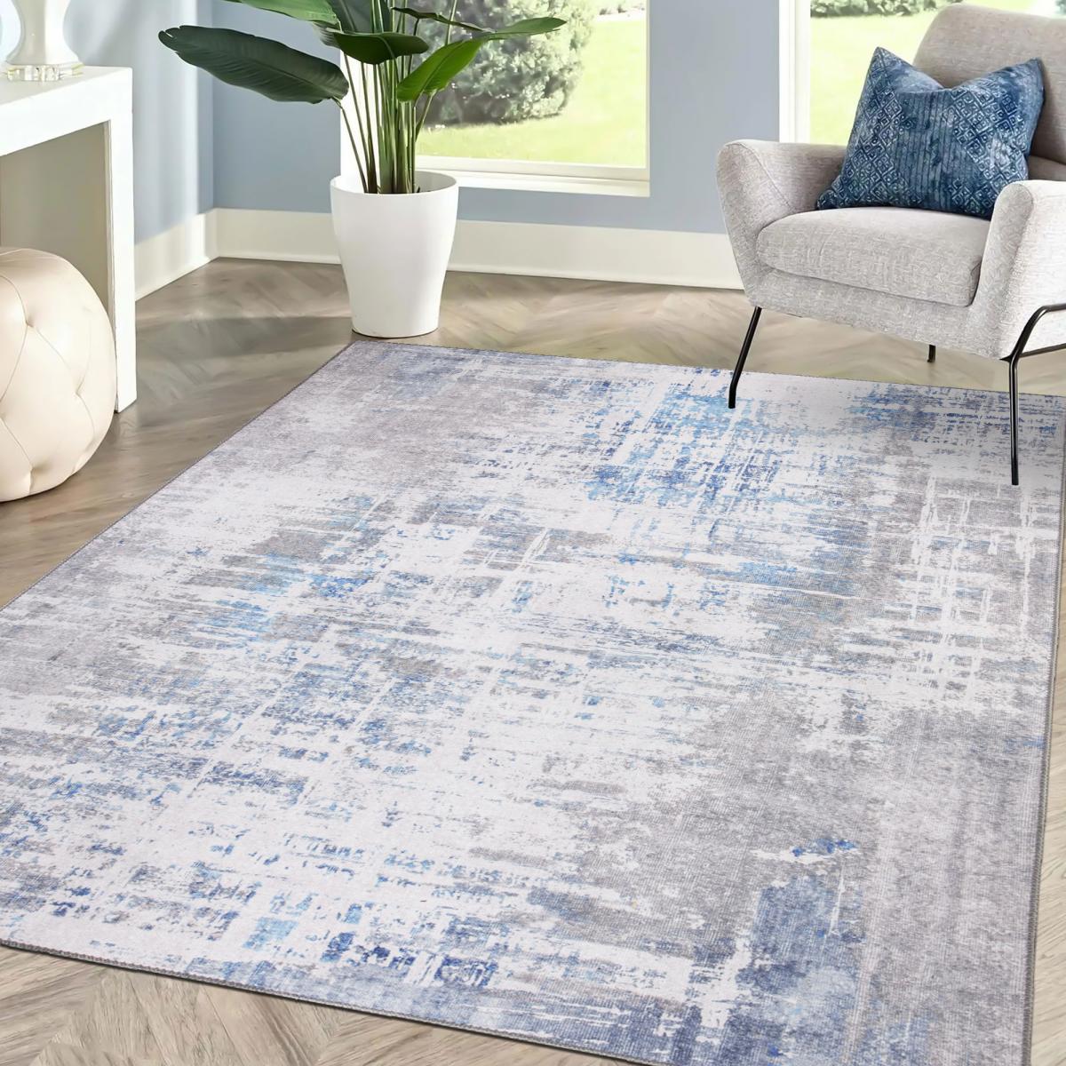 Tapis salon et chambre tissé motif abstrait JUNTO — vue 3