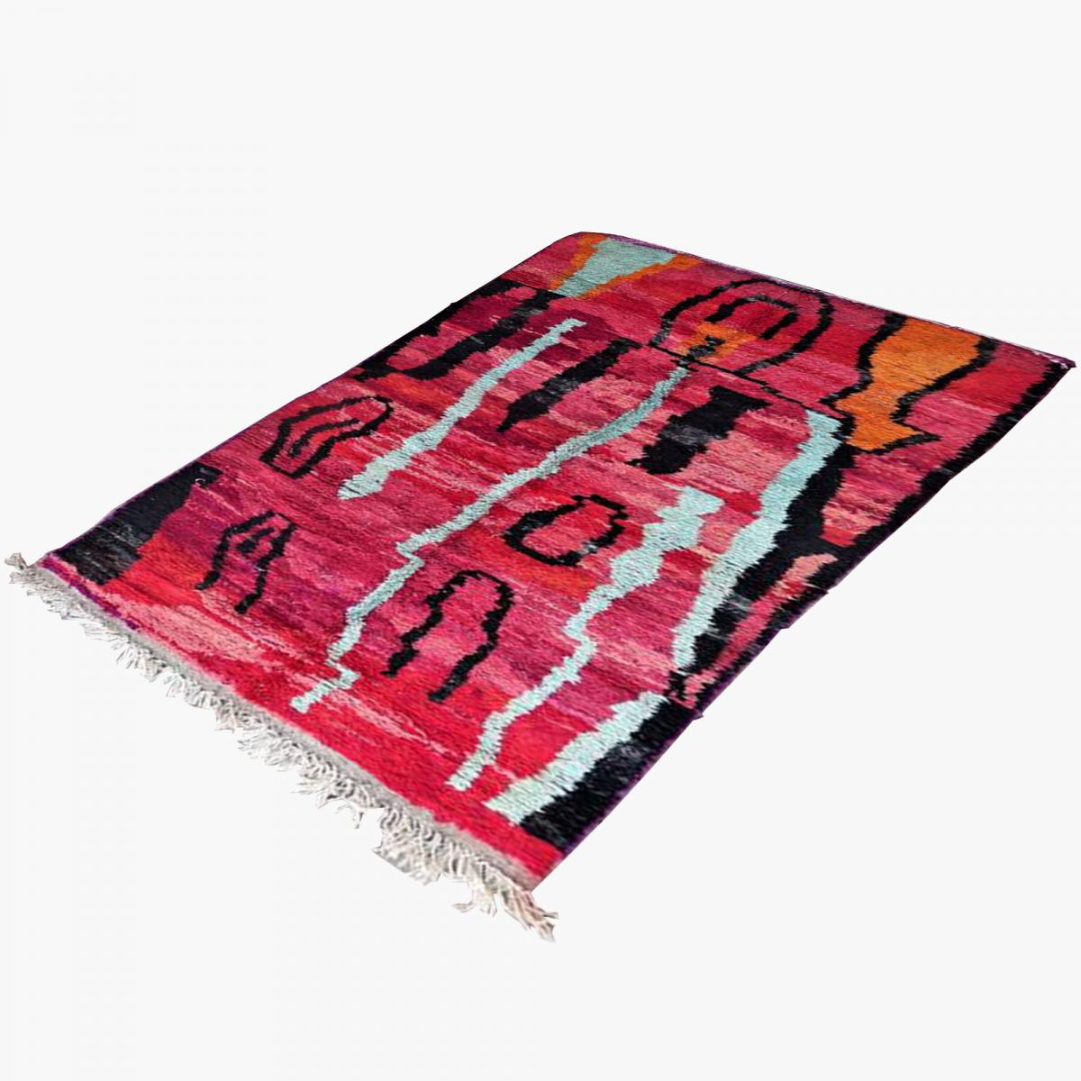 Authentique tapis berbère fait à la main en laine BOUJAAD — vue 5