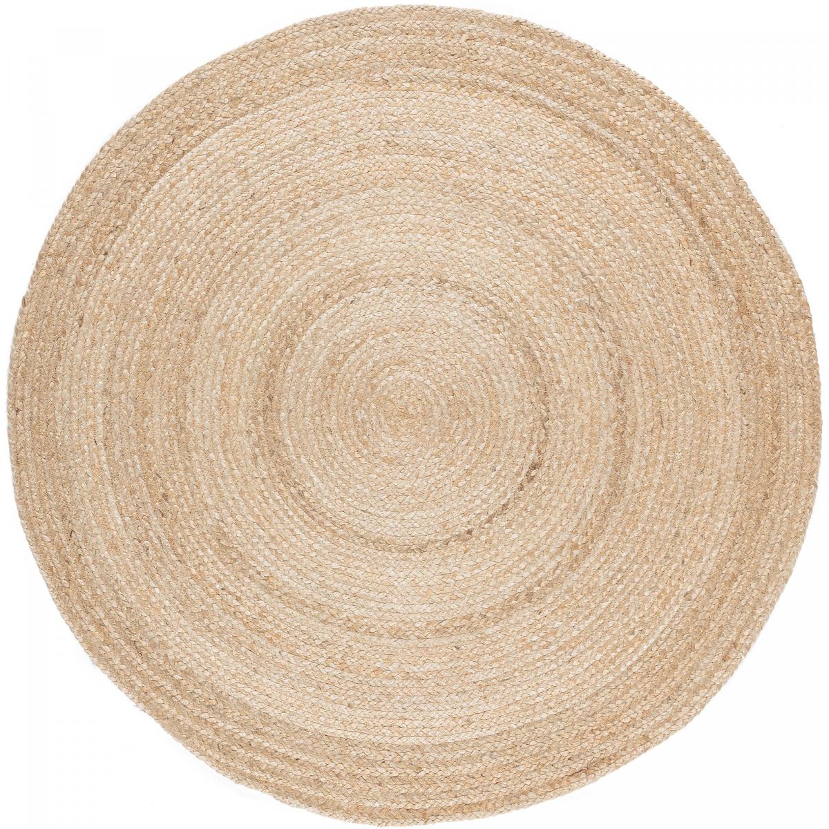 Tapis rond JUTROND en jute