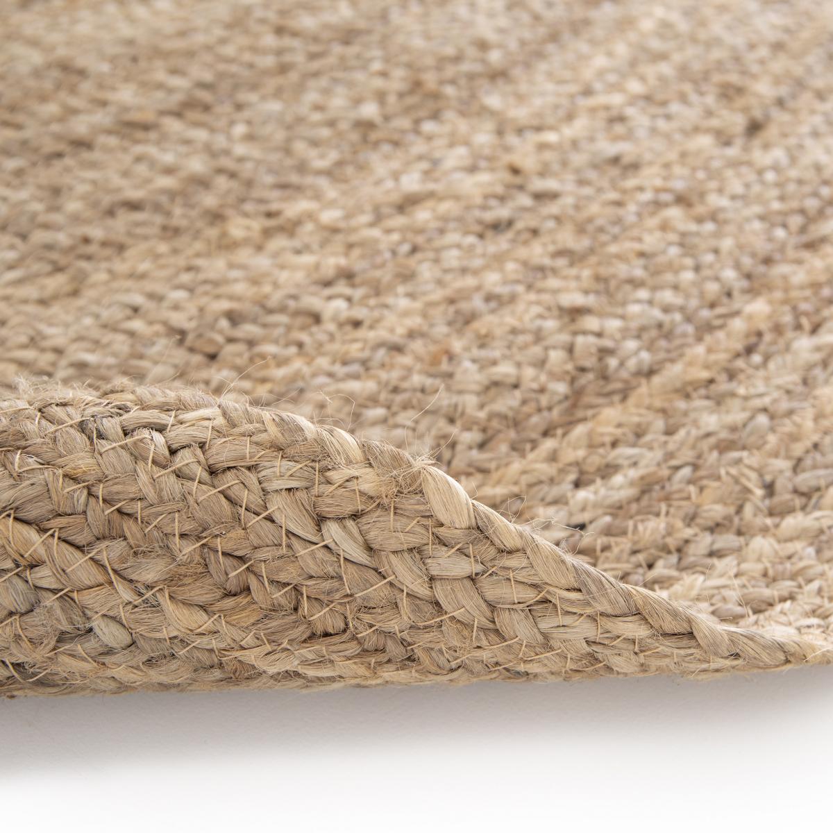 Tapis rond JUTROND en jute — vue 4