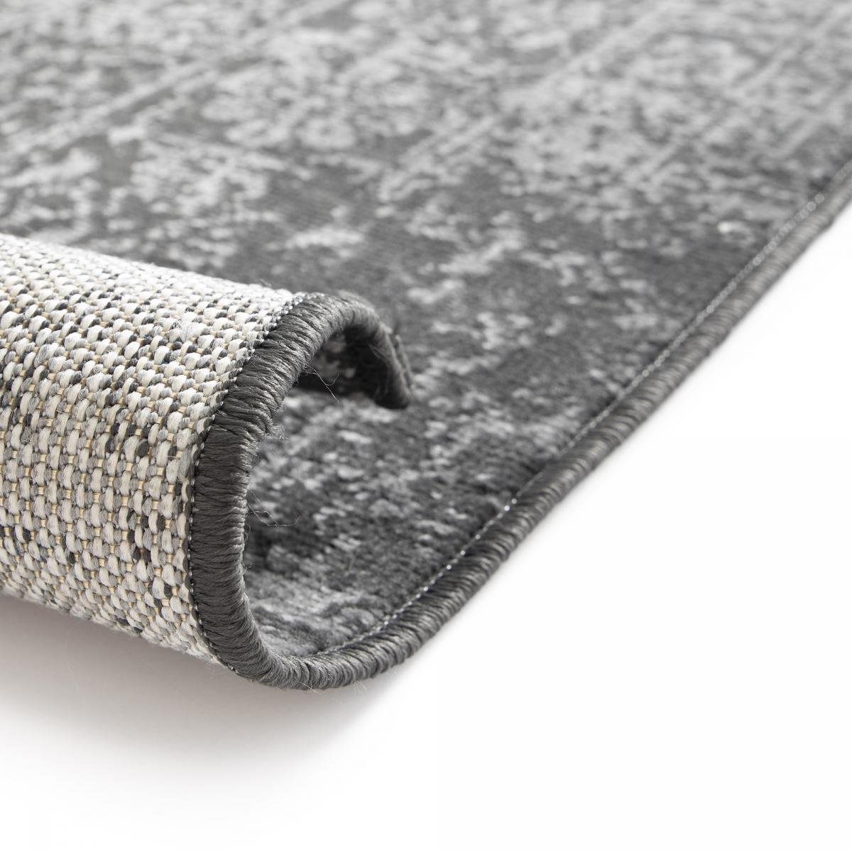 Tapis salon et chambre tissé motif faux uni NITOU 3 — vue 5