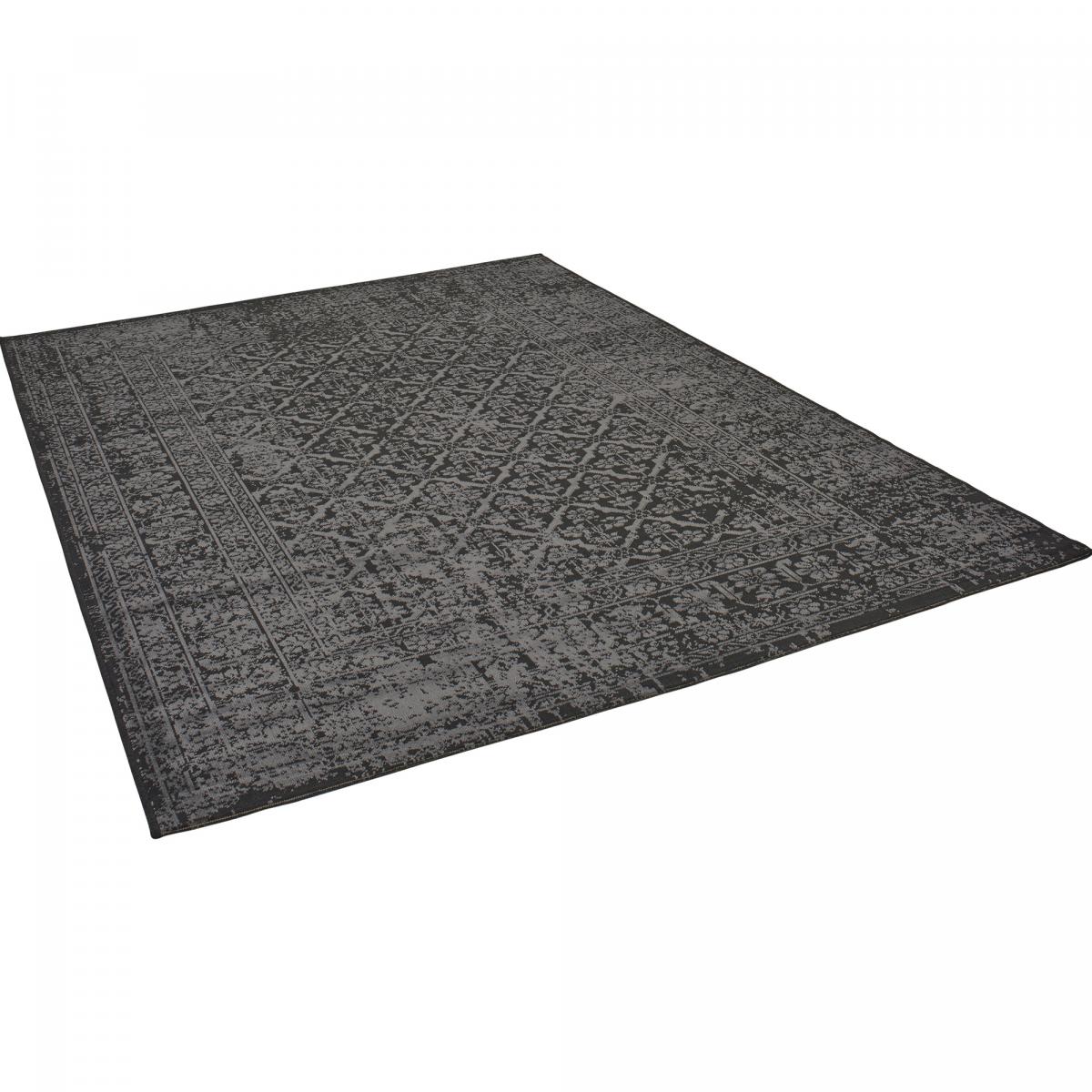 Tapis salon et chambre tissé motif faux uni NITOU 3 — vue 6