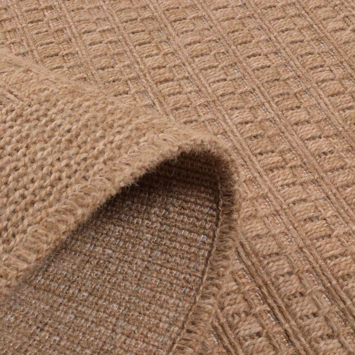 Tapis rond d'extérieur tissé kilim JUTE ART