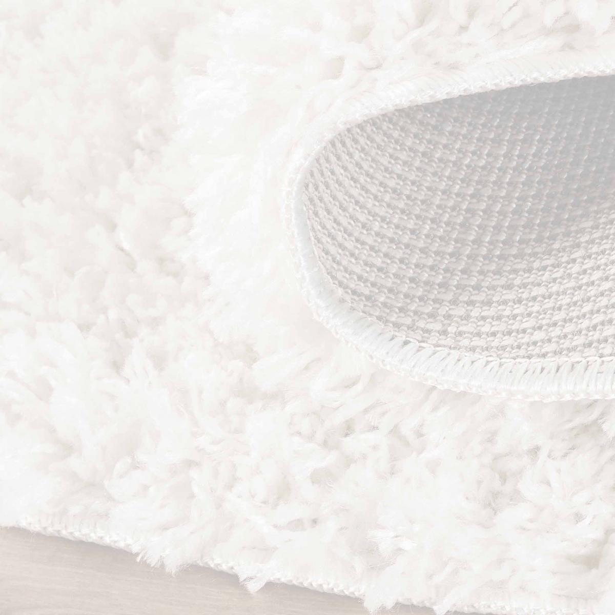 Tapis rond shaggy tissé motif uni LYN4 UNILA — vue 6
