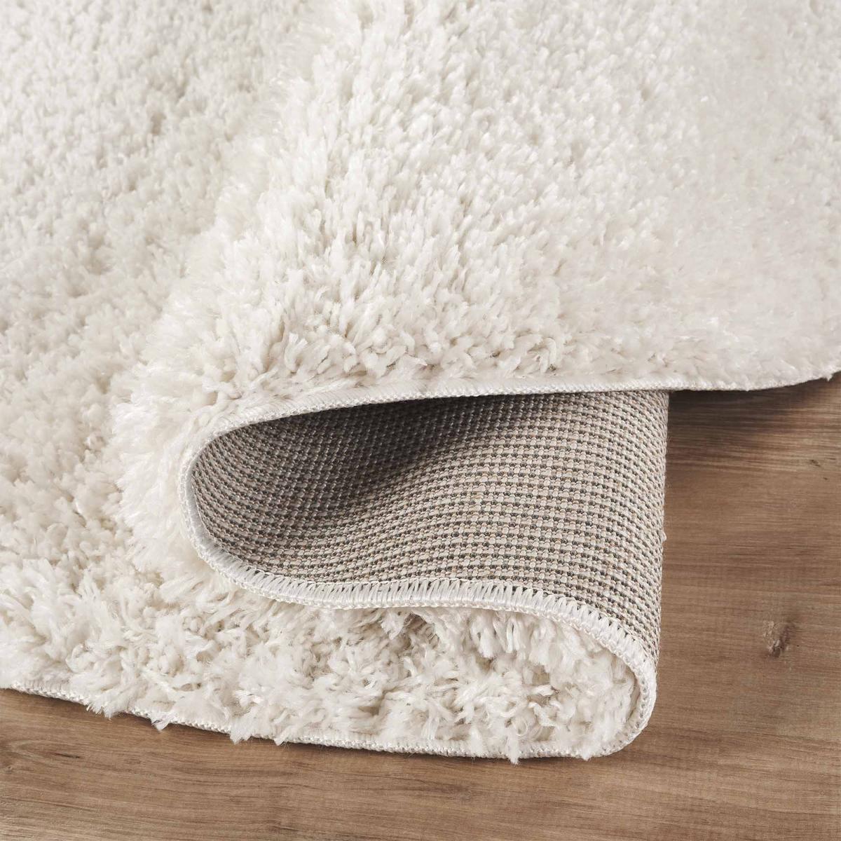 Tapis rond shaggy tissé motif uni LYN4 UNILA — vue 5