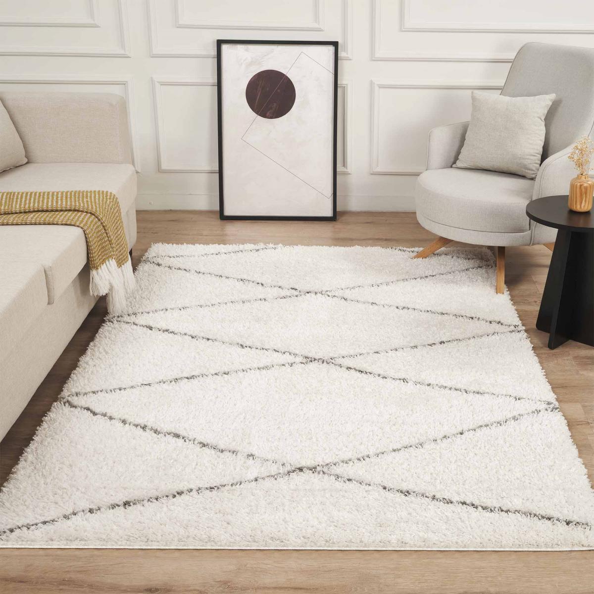 Tapis berbère tissé motifs ethno-chic LYN4 BENYLE 3 — vue 3