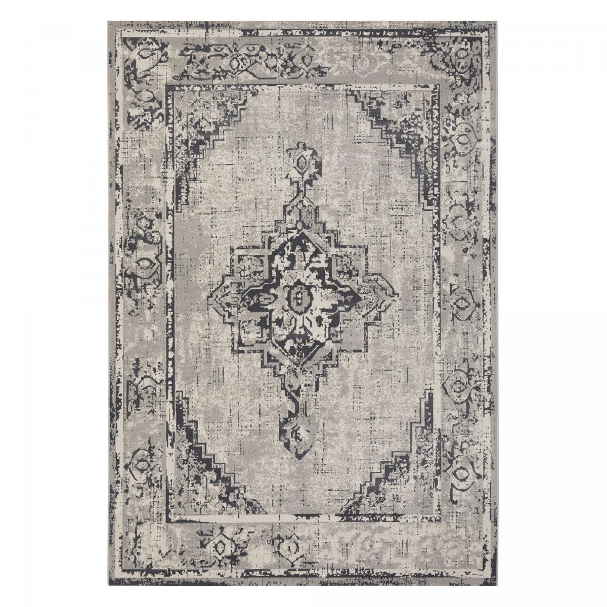 Tapis oriental tissé motif ancestral NITOU 5