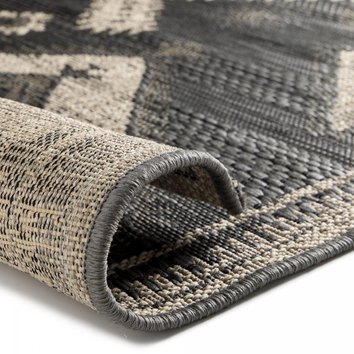 Tapis Chambre tissé motif abstrait HIERE 3 — vue 4