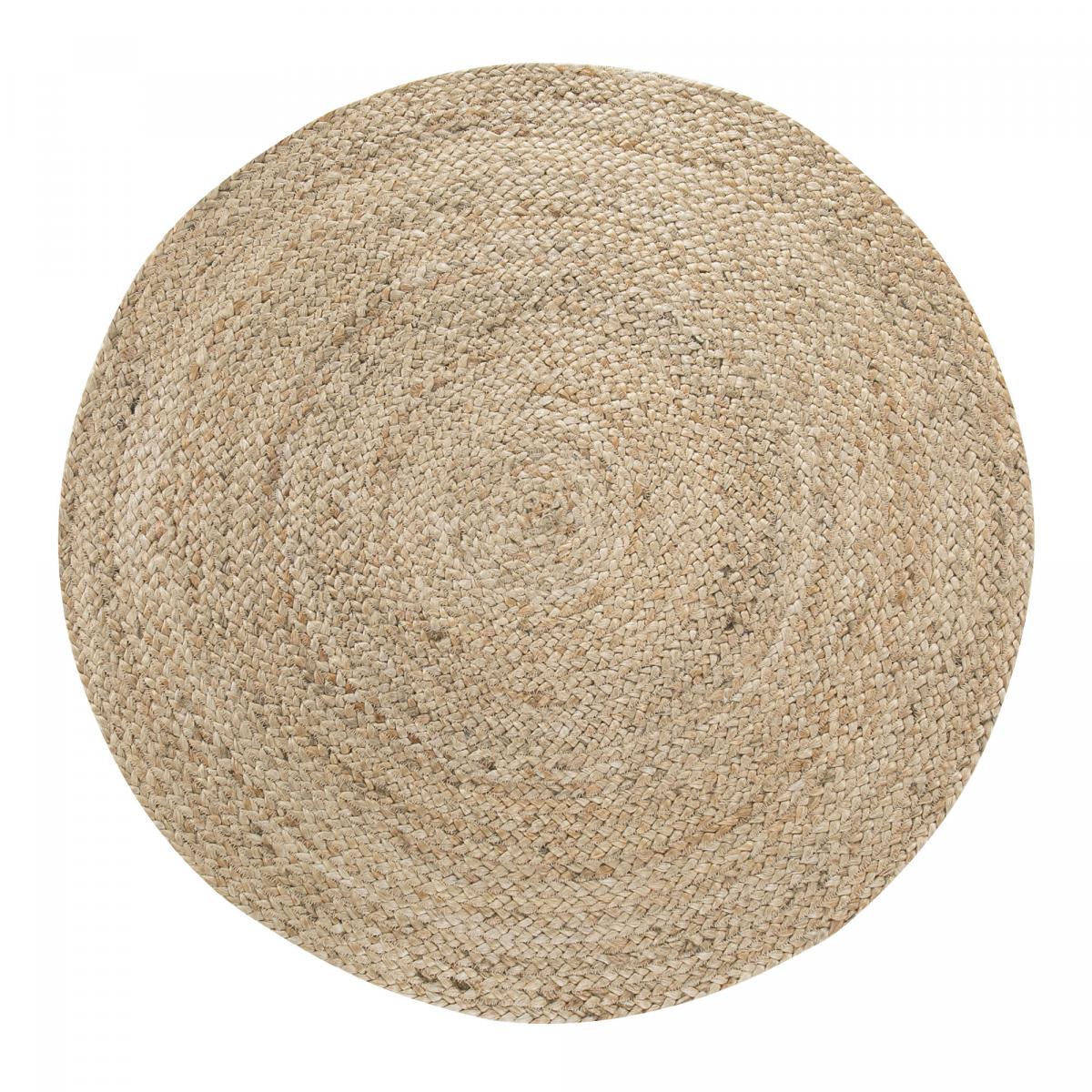 Tapis jute tissé motif uni MENDE — Beyit