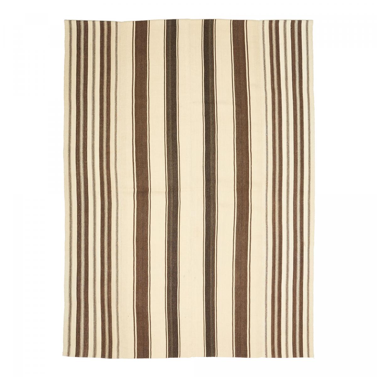 Authentique tapis d'Orient noué main en laine et soie NAIN