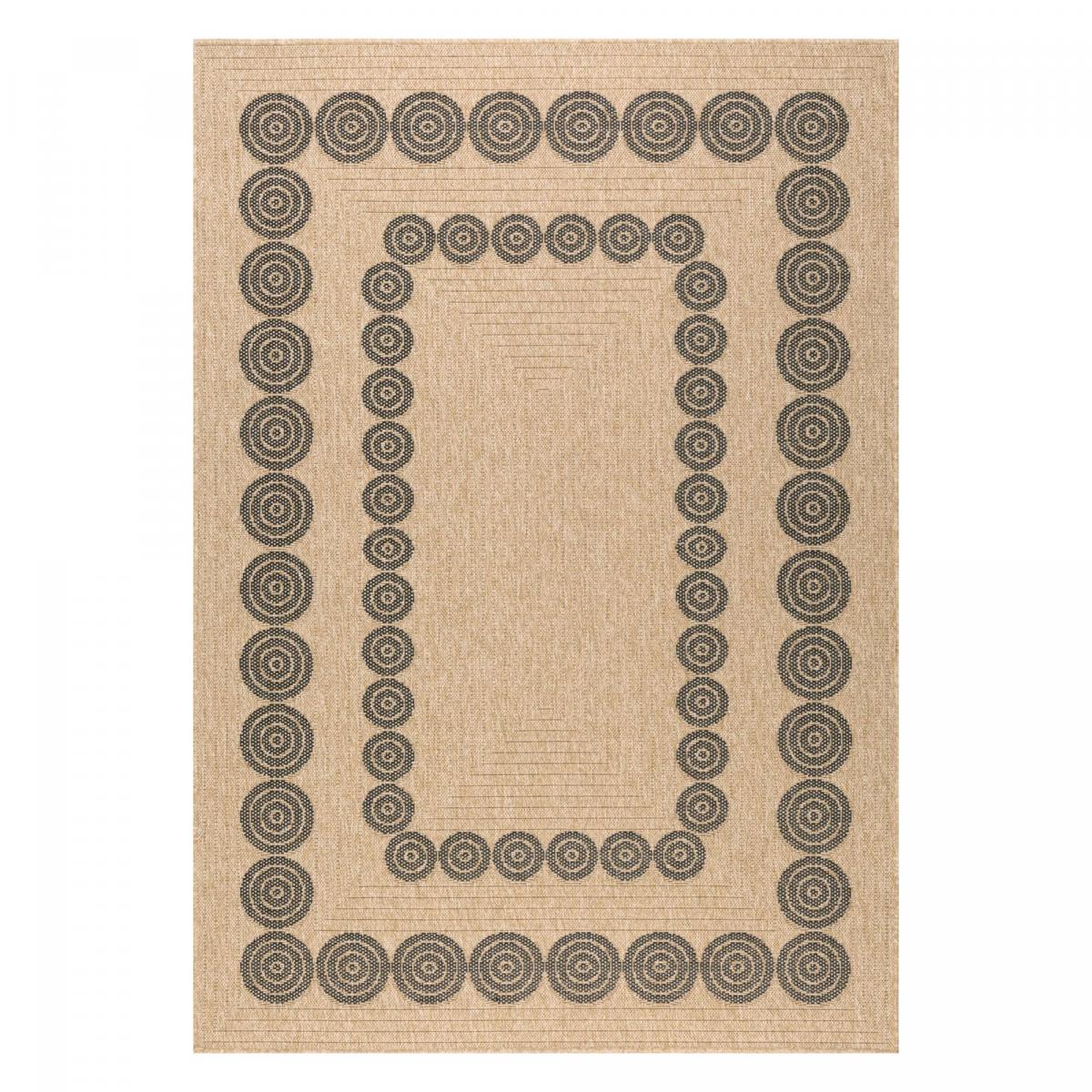 Tapis extérieur tissé kilim rectangle JUTE ART H