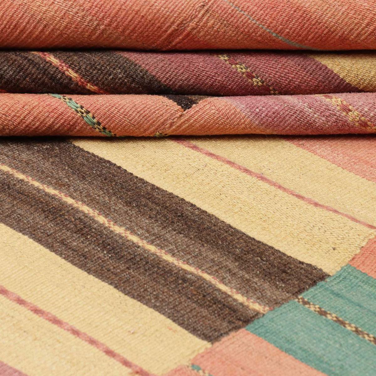 Authentique tapis d'Orient kilim fait main en laine A 7 — vue 4