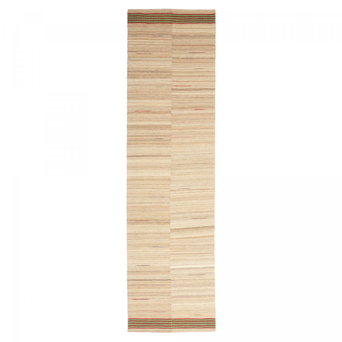 Authentique tapis d'Orient kilim pour couloir fait main en laine A 9