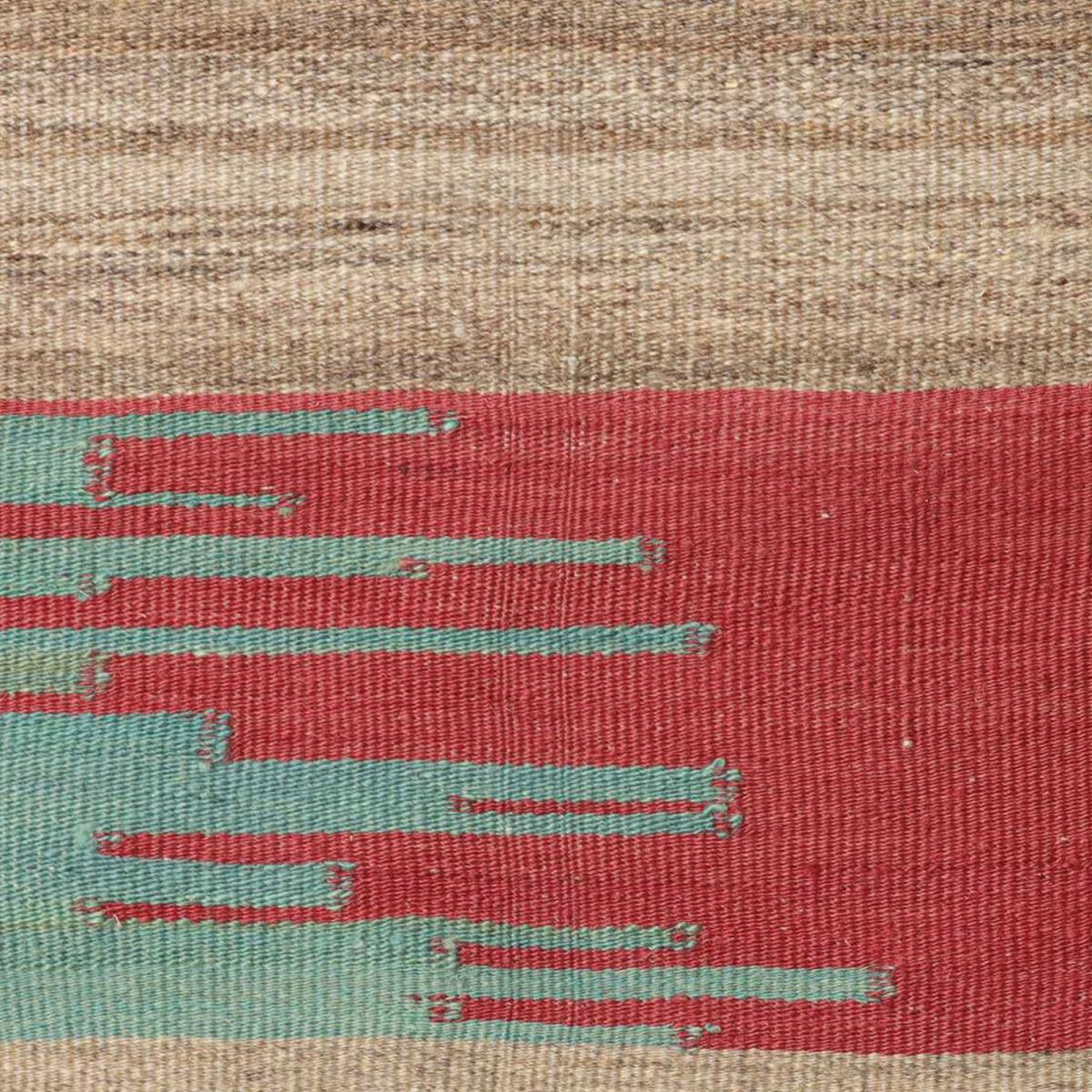 Authentique tapis d'Orient kilim fait main en laine M — vue 5