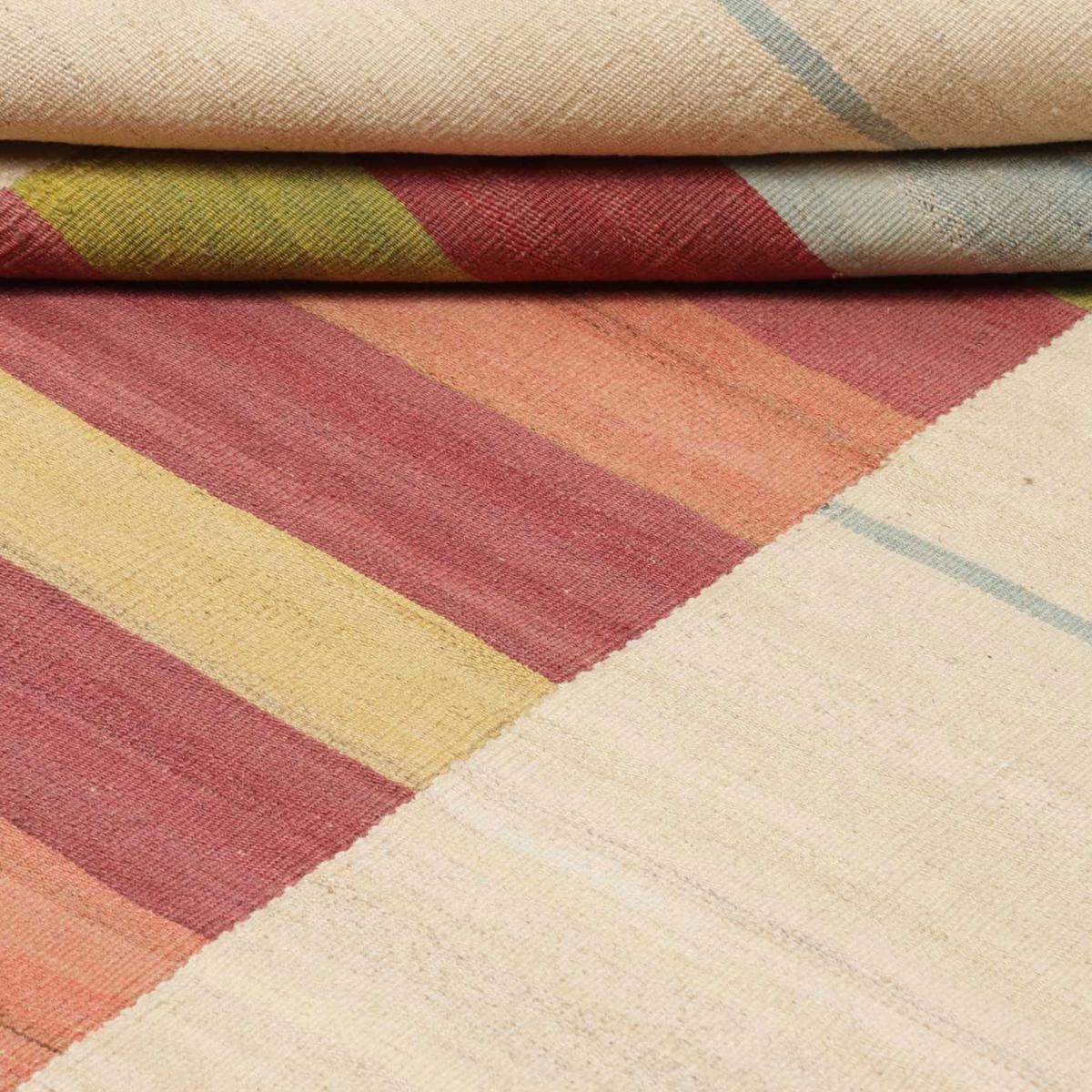 Authentique tapis d'Orient kilim fait main en laine AA — vue 4