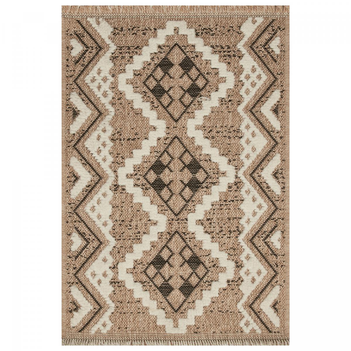 Tapis extérieur tissé kilim rectangle ZEPHYR