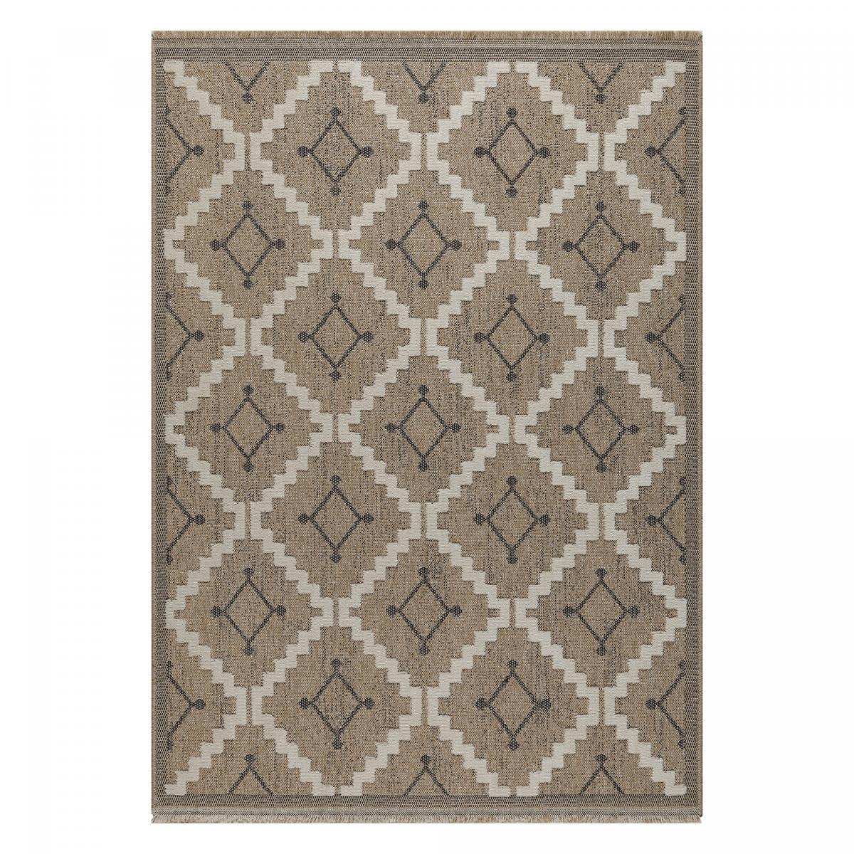 Tapis extérieur tissé kilim rectangle ZEPHYR 2