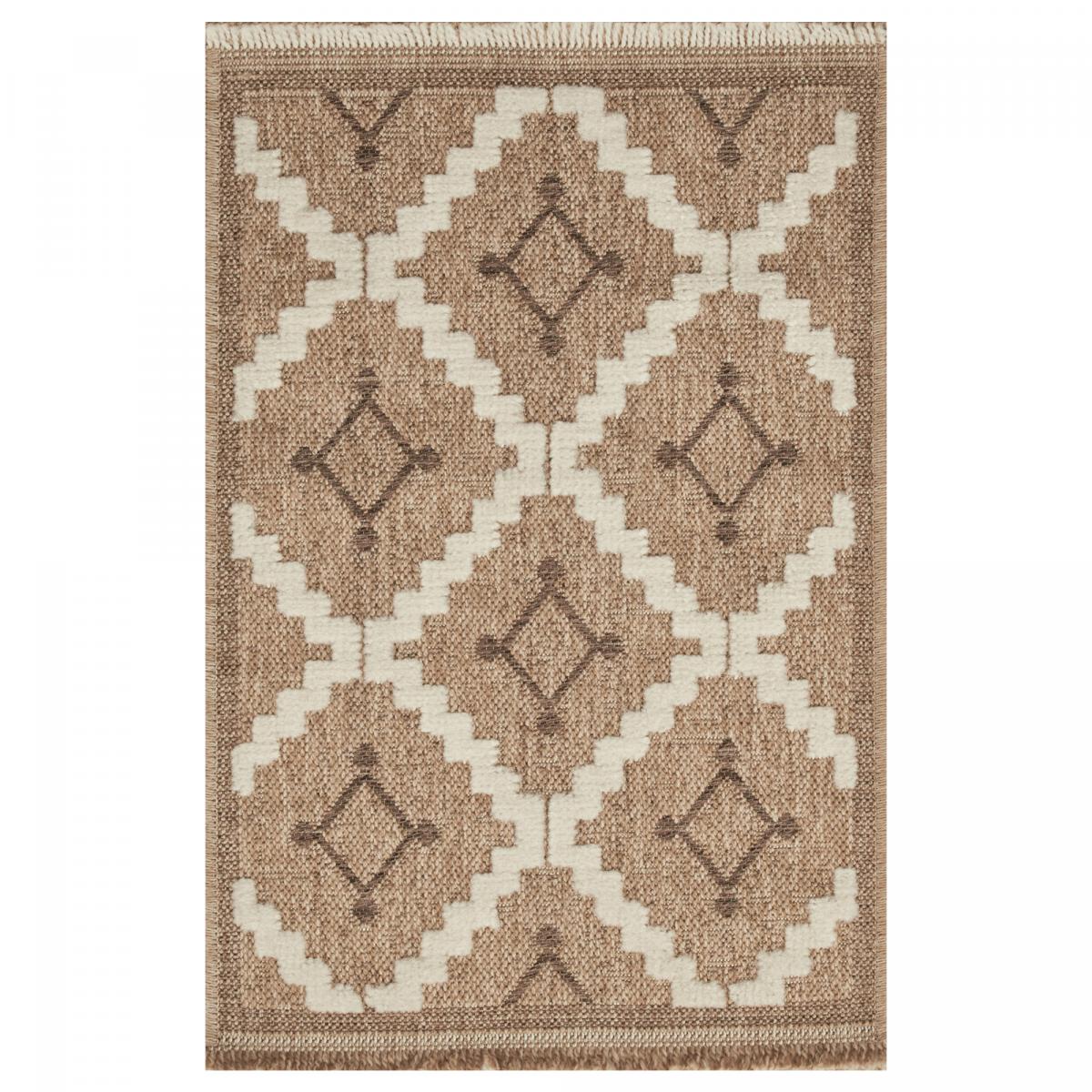 Tapis extérieur tissé kilim rectangle ZEPHYR 2