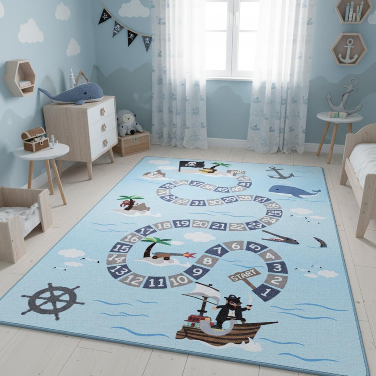 Tapis enfant Lavable 30° TRESORS — vue 3