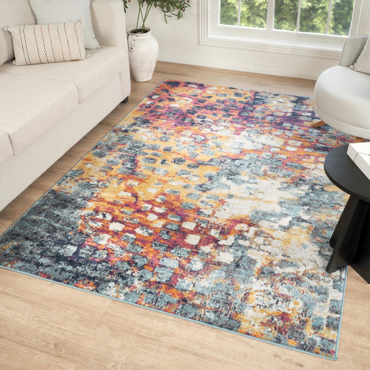 Tapis art abstrait - PF DESI Couleurs vives — vue 3